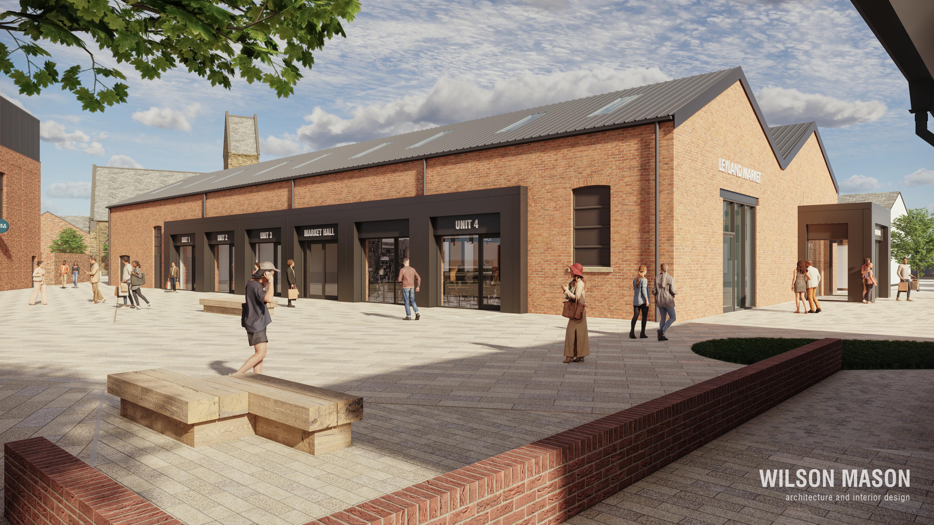 image of proposed Leyland market